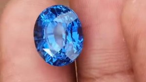 10ct Natural unheated Ceylon Blue Sapphire