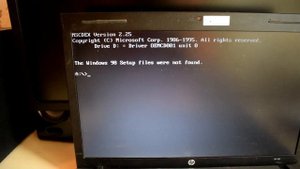 Установка Windows 98 на старый ноутбук