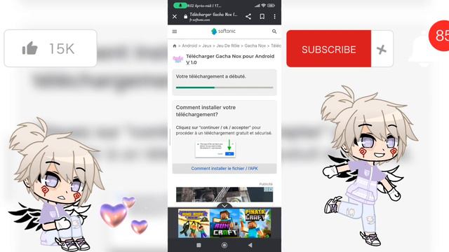 comment télécharger Gacha Nox sur Android !! #tutorialyoutube #tutoriales #gachaclub #gachaclub