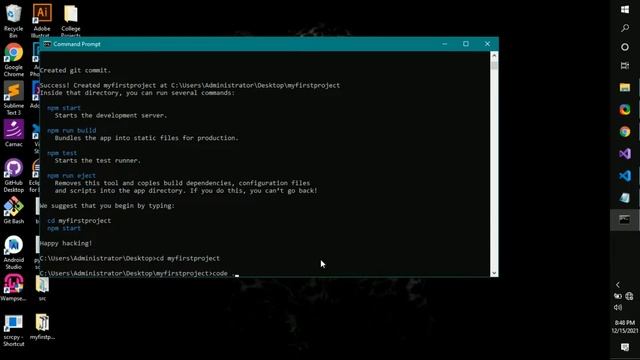 React JS - Create And Run First React Project | VS Code