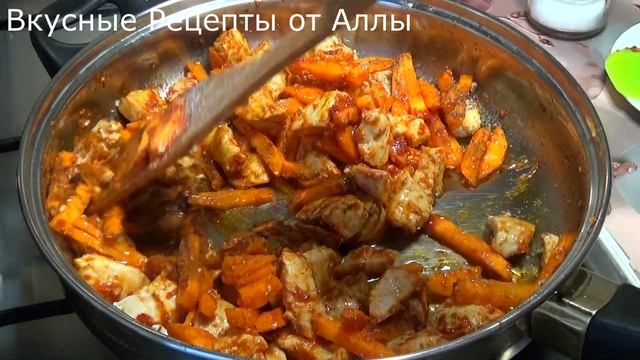 Вкусный Сытный Ужин за считанные минуты! Плов по-домашнему рецепт смотреть онлайн