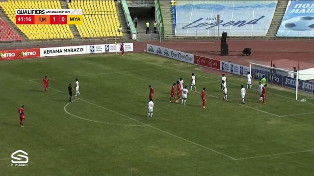 Tajikistan 4 - 0 Myanmar | AFC Asian Cup 2023 Qualifiers | Таджикистан - Мьянма смотреть онлайн