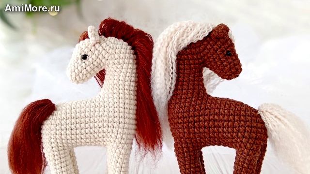 Амигуруми: схема Пони на ладони | Игрушки вязаные крючком