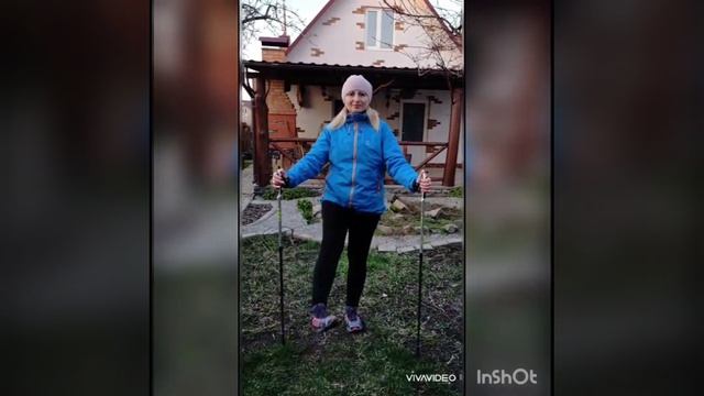 Nordic Walkihg at Home Iryna Snigurivska UNWF Скандинавская ходьба в карантин . смотреть онлайн