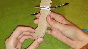 Сделал нож Kukri из картона из  Standoff 2 Vortex