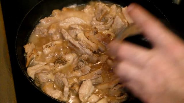фунчоза со свининой
