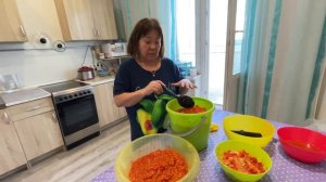 Делаем ПЕРЕЧНУЮ ПАСТУ для КИМЧИ! Весь день НА КУХНЕ!