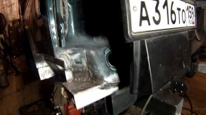 Паджеро 2 (коротыш) ремонт задней арки (часть 2)