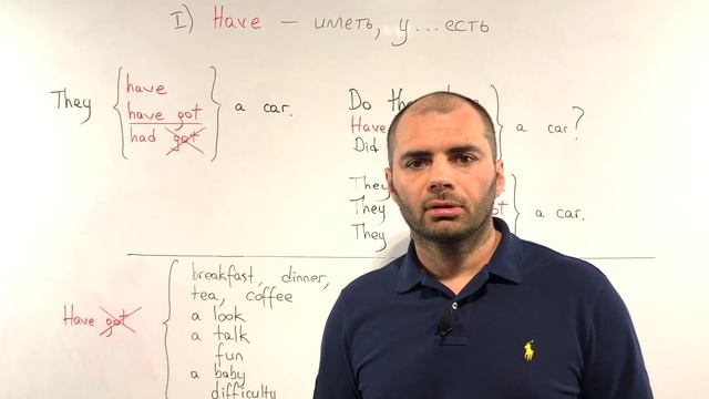 HAVE, HAVE GOT как Смысловые и Вспомогательные Глаголы смотреть онлайн