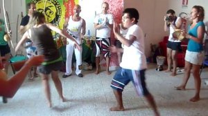 Gruppo capoeira Karibè all'Asinara