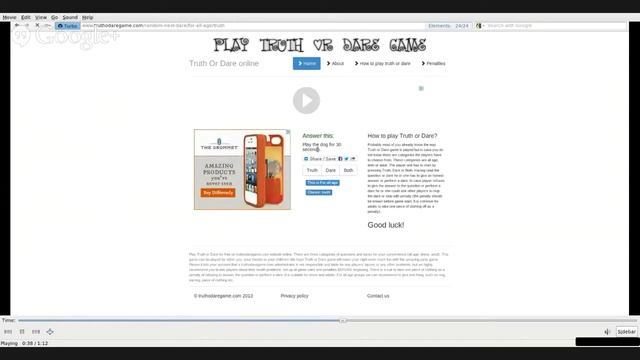 Play Truth or Dare game online