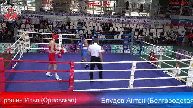 Первенство ОГФСО "Юность России" по боксу. смотреть онлайн