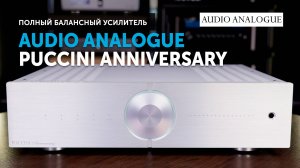 Audio Analogue Puccini Anniversary — полный балансный усилитель | Звук и ничего лишнего