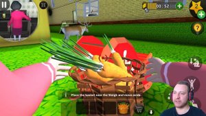 МИСС ТИ ПРОТИВ СНЕГОВИКА Прохождение игры Scary Teacher 3D