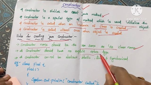 Constructor in Java