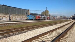 МОДЕРНИЗИРОВАННЫЙ ТГМ23Б С ВАГОНАМИ. Любопытно!