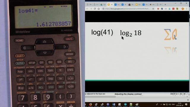 Getting Started with Sharp EL-W531TG EL-W531TH EL-W535XG Calculator with example смотреть онлайн