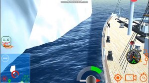 RMS Aquitania hits the iceberg - Ship Handling Simulator - Ship Mooring 3D