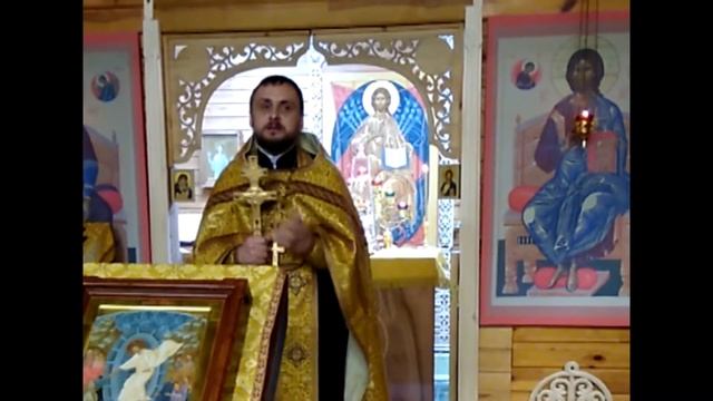 Слово протоиерей Павел Сердюка в преддверии литургии в новогоднюю ночь 2019