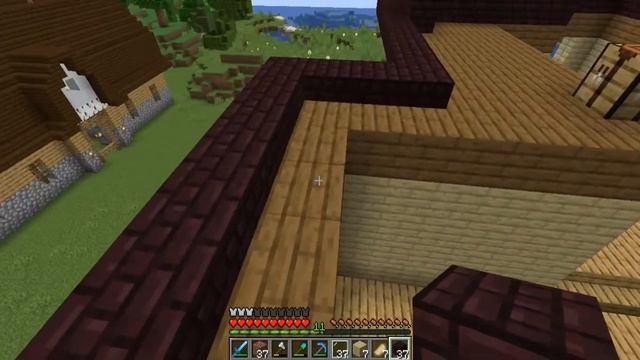 МАЙНКРАФТ ВЫЖИВАНИЕ #12 -ПОСТРОИЛ КРАСИВЫЙ ДОМА! / ВАНИЛЬНОЕ ВЫЖИВАНИЕ. смотреть онлайн