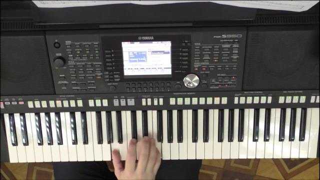 "Каникулы Любви" (Хироси Миягава) demo PSR S950. Лето 2019