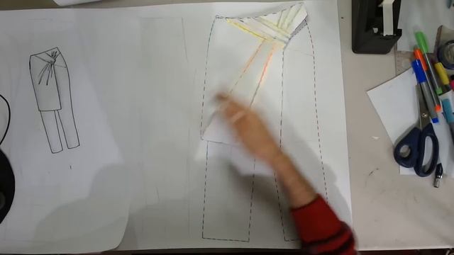 Моделирование брюк. Modelado de pantalón. смотреть онлайн
