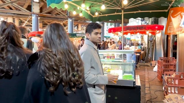 Borough Market - London Street Food | Busy Food Market in London [4K] смотреть онлайн