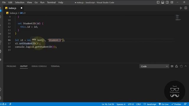Getter and Setter | Static Function | Tutorial in Tamil | Tamil Programmer