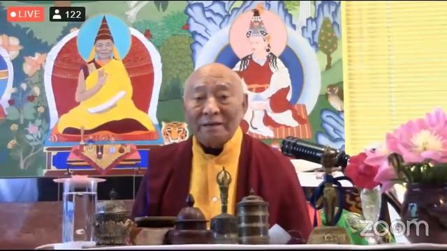 Цеванг Донгьял Ринпоче, Монлам Самантабхадры, 19 июня 22г.! смотреть онлайн