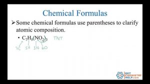 Chemistry Lesson: Chemical Formulas