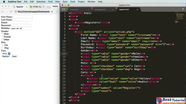 ADVANCED HTML - BECOME A WEB DEVELOPER - PART 04