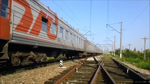 ЧС4Т-498 с поездом Адлер - Ижевск смотреть онлайн