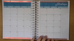 Мой ежедневник: планируй со мной ЯНВАРЬ'17 / Plan with me January