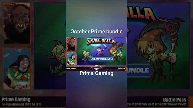 brawlhalla prime gaming brawlloween pack October 2021