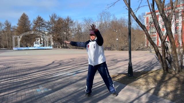 Ицюань (835 день) Поддержка ежедневной практики / Фансун Фа / Махи руками на шагах