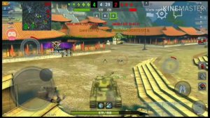 Катаю катки на КВ-1С в WoT BLITZ