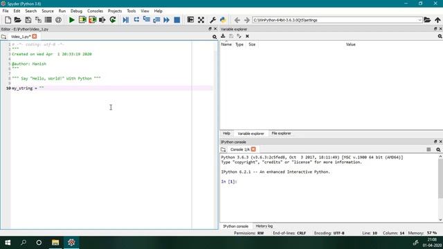 Introduction to Python, WinPython and Spyder Development Tool смотреть онлайн