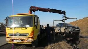 ПОДЪЁМ L200 из кувета КРАНОМ-МАНИПУЛЯТОРОМ тел.8(812)922-88-55.