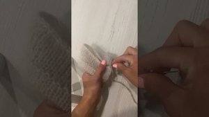 Декоративный плечевой шов ∣ Как сшить вязаное изделие ∣ Ручные швы на вязании