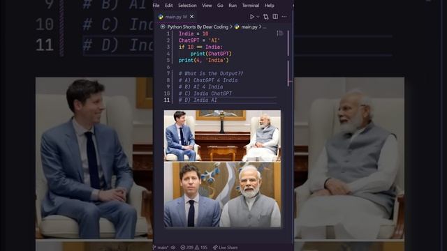 Python INDIA CAN'T Make ChatGPT AI?? #python #coding #programming