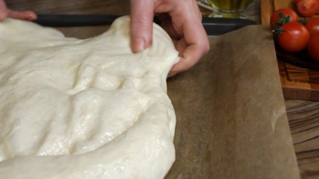Легкий рецепт теста для фокаччи и пиццы: Получается всегда! Focaccia bread. смотреть онлайн