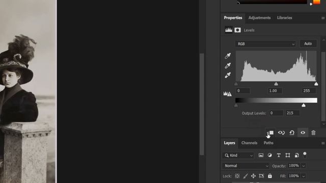Photo Restoration Photoshop Tutorial (Past Photo restoration) смотреть онлайн