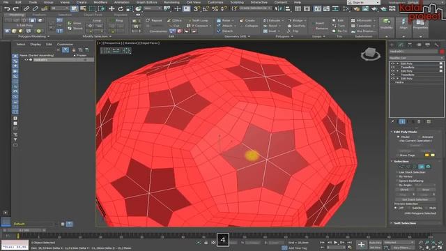 Моделирование футбольного мяча | урок 3ds Max | KatalProject смотреть онлайн
