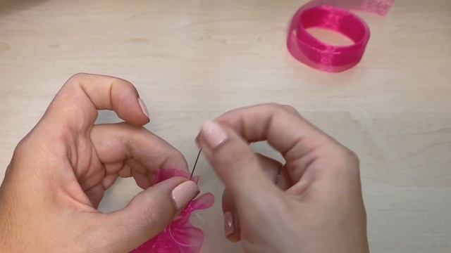 ПРОСТЫЕ Цветы своими руками Из органзы Organza flowers