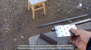 Прикроватный столик своими руками из профильной трубы.