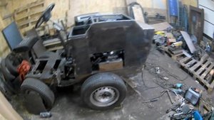 самодельный минитрактор переломка капот часть вторая