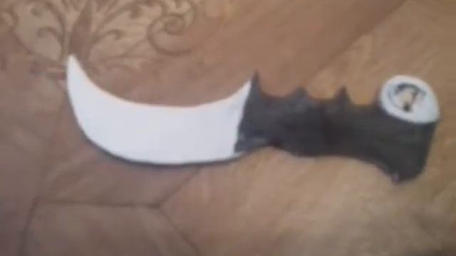 Моя первая поделка нож из CS GO смотреть онлайн