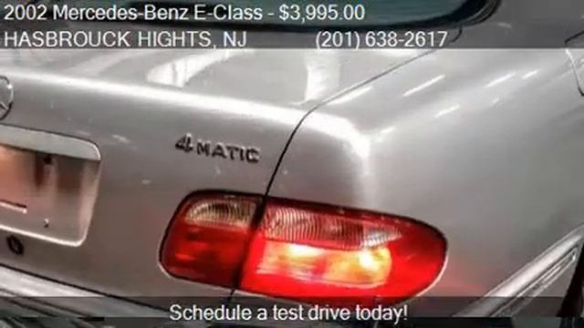 2002 Mercedes-Benz E-Class E 320 4MATIC AWD 4dr Sedan for sa смотреть онлайн