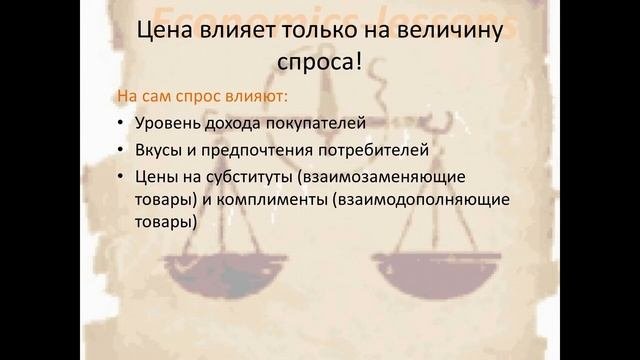 Урок - 1# - Спрос.