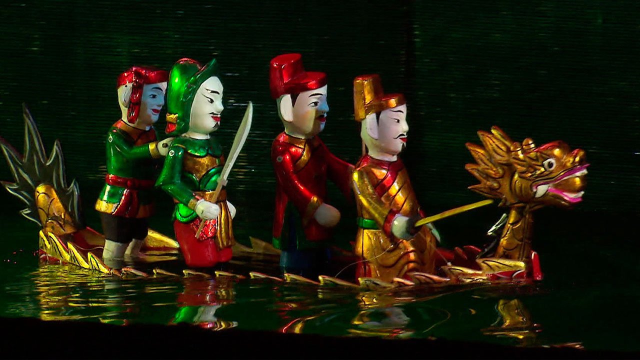 На Чеховском фестивале представили знаменитый кукольный театр на воде из Вьетнама
